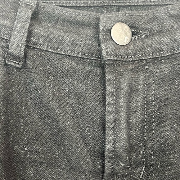 J Brand Dusk Knee-Embellished Leather-Paneled Mid-Rise Skinny Jeans - Picture 5 of 14